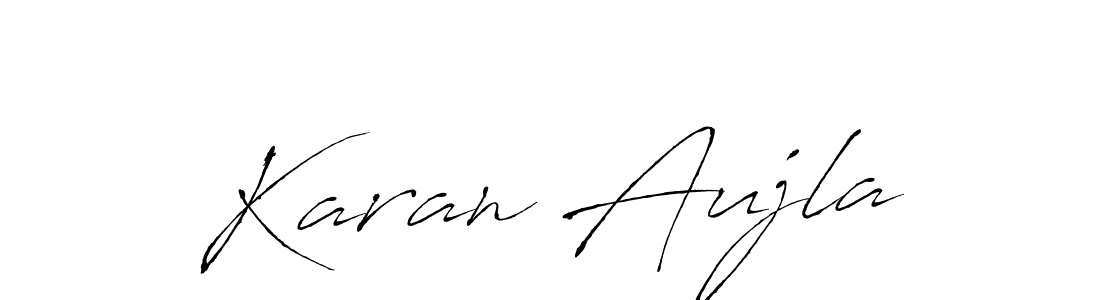 You should practise on your own different ways (Antro_Vectra) to write your name (Karan Aujla) in signature. don't let someone else do it for you. Karan Aujla signature style 6 images and pictures png