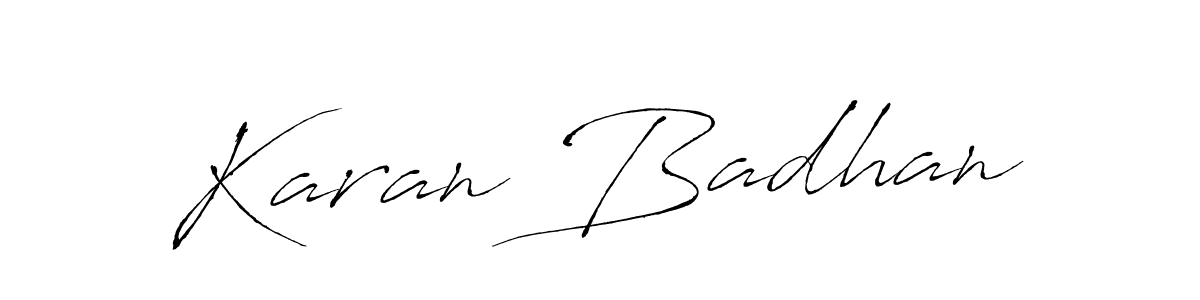 Make a beautiful signature design for name Karan Badhan. Use this online signature maker to create a handwritten signature for free. Karan Badhan signature style 6 images and pictures png