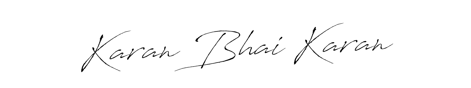 How to make Karan Bhai Karan name signature. Use Antro_Vectra style for creating short signs online. This is the latest handwritten sign. Karan Bhai Karan signature style 6 images and pictures png
