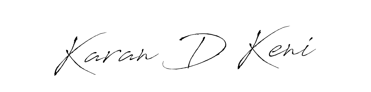 Also we have Karan D Keni name is the best signature style. Create professional handwritten signature collection using Antro_Vectra autograph style. Karan D Keni signature style 6 images and pictures png