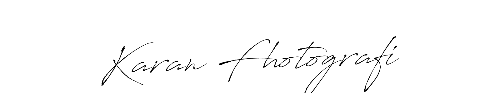 Make a beautiful signature design for name Karan Fhotografi. With this signature (Antro_Vectra) style, you can create a handwritten signature for free. Karan Fhotografi signature style 6 images and pictures png