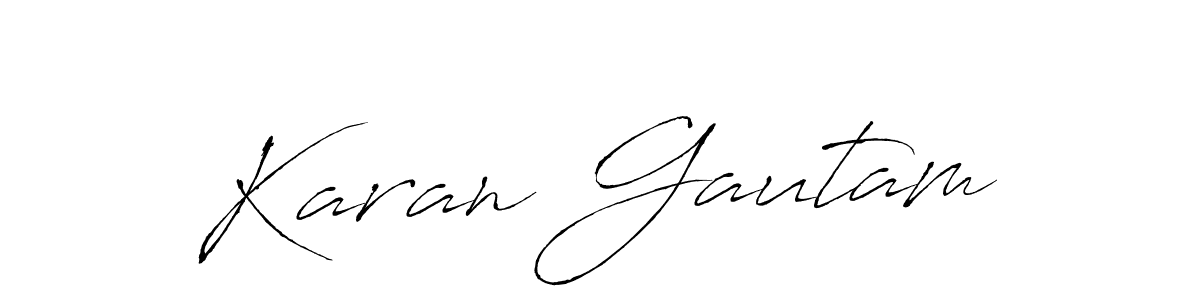 You should practise on your own different ways (Antro_Vectra) to write your name (Karan Gautam) in signature. don't let someone else do it for you. Karan Gautam signature style 6 images and pictures png