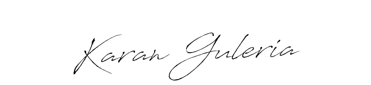 Karan Guleria stylish signature style. Best Handwritten Sign (Antro_Vectra) for my name. Handwritten Signature Collection Ideas for my name Karan Guleria. Karan Guleria signature style 6 images and pictures png