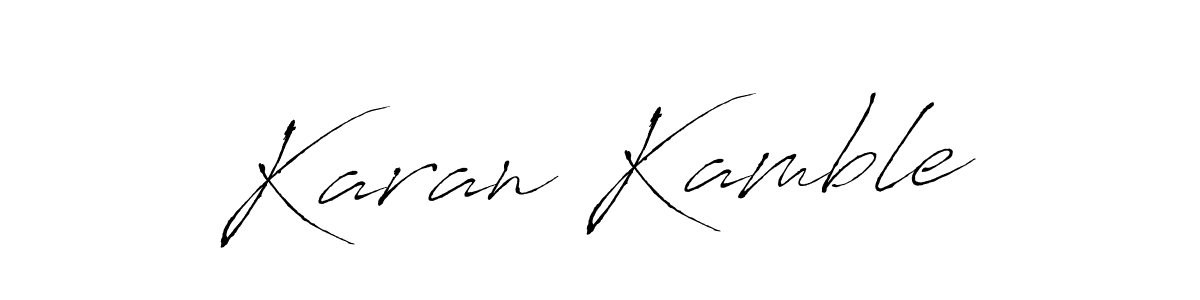 This is the best signature style for the Karan Kamble name. Also you like these signature font (Antro_Vectra). Mix name signature. Karan Kamble signature style 6 images and pictures png