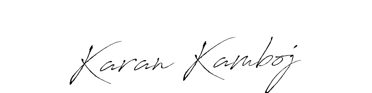 Similarly Antro_Vectra is the best handwritten signature design. Signature creator online .You can use it as an online autograph creator for name Karan Kamboj. Karan Kamboj signature style 6 images and pictures png