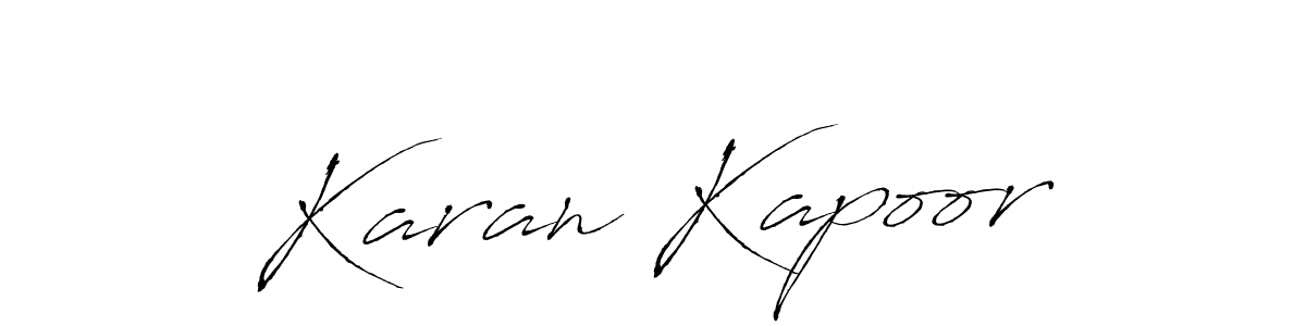 How to make Karan Kapoor signature? Antro_Vectra is a professional autograph style. Create handwritten signature for Karan Kapoor name. Karan Kapoor signature style 6 images and pictures png