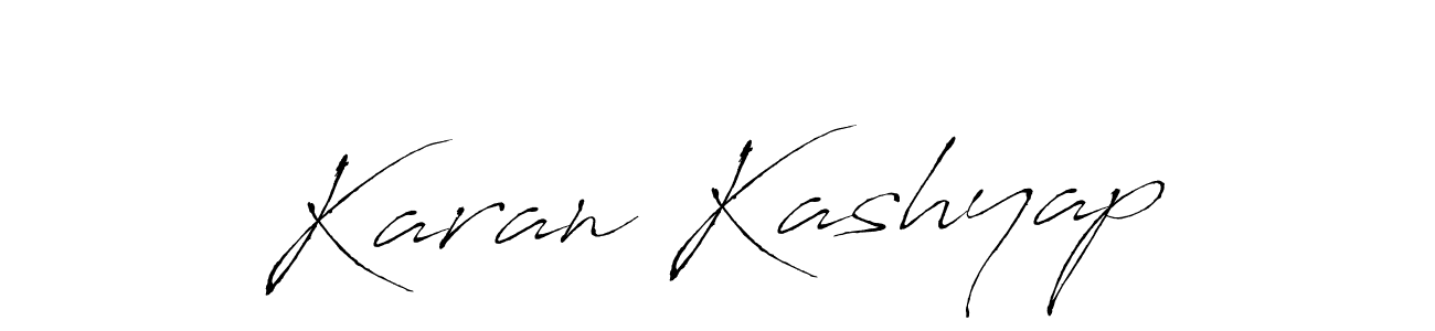 How to make Karan Kashyap signature? Antro_Vectra is a professional autograph style. Create handwritten signature for Karan Kashyap name. Karan Kashyap signature style 6 images and pictures png