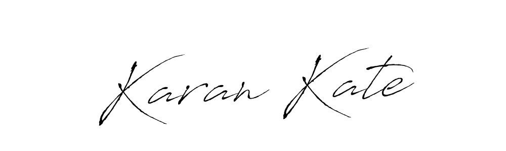 How to make Karan Kate signature? Antro_Vectra is a professional autograph style. Create handwritten signature for Karan Kate name. Karan Kate signature style 6 images and pictures png