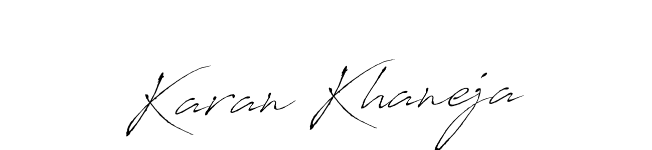 How to make Karan Khaneja signature? Antro_Vectra is a professional autograph style. Create handwritten signature for Karan Khaneja name. Karan Khaneja signature style 6 images and pictures png