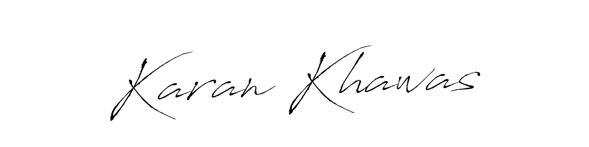 How to make Karan Khawas signature? Antro_Vectra is a professional autograph style. Create handwritten signature for Karan Khawas name. Karan Khawas signature style 6 images and pictures png