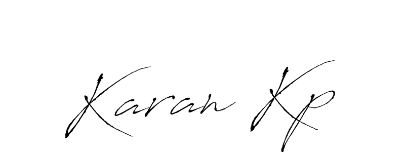 How to make Karan Kp name signature. Use Antro_Vectra style for creating short signs online. This is the latest handwritten sign. Karan Kp signature style 6 images and pictures png