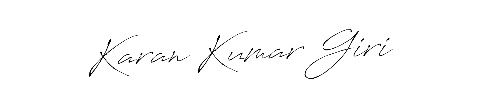 The best way (Antro_Vectra) to make a short signature is to pick only two or three words in your name. The name Karan Kumar Giri include a total of six letters. For converting this name. Karan Kumar Giri signature style 6 images and pictures png