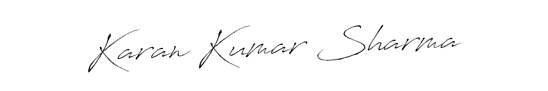 The best way (Antro_Vectra) to make a short signature is to pick only two or three words in your name. The name Karan Kumar Sharma include a total of six letters. For converting this name. Karan Kumar Sharma signature style 6 images and pictures png