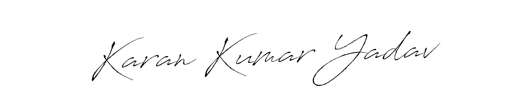 Use a signature maker to create a handwritten signature online. With this signature software, you can design (Antro_Vectra) your own signature for name Karan Kumar Yadav. Karan Kumar Yadav signature style 6 images and pictures png