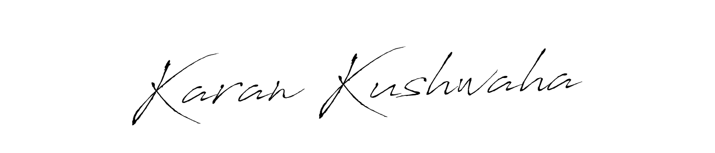 Use a signature maker to create a handwritten signature online. With this signature software, you can design (Antro_Vectra) your own signature for name Karan Kushwaha. Karan Kushwaha signature style 6 images and pictures png