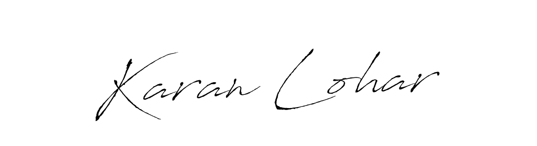 Also You can easily find your signature by using the search form. We will create Karan Lohar name handwritten signature images for you free of cost using Antro_Vectra sign style. Karan Lohar signature style 6 images and pictures png