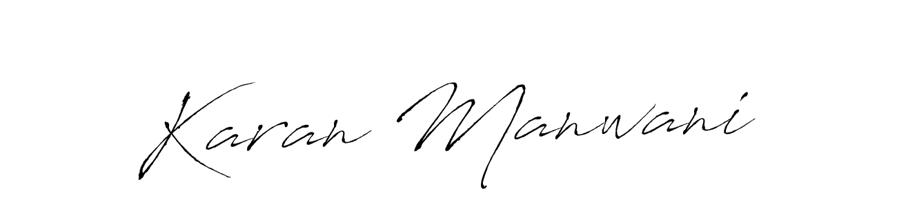 You should practise on your own different ways (Antro_Vectra) to write your name (Karan Manwani) in signature. don't let someone else do it for you. Karan Manwani signature style 6 images and pictures png