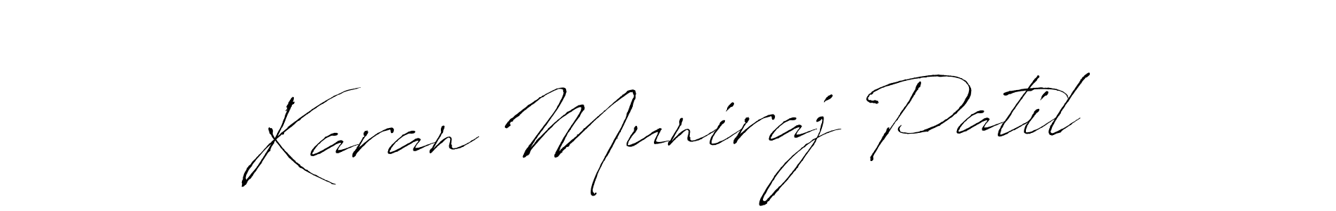 Design your own signature with our free online signature maker. With this signature software, you can create a handwritten (Antro_Vectra) signature for name Karan Muniraj Patil. Karan Muniraj Patil signature style 6 images and pictures png