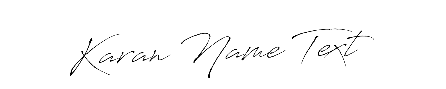 How to make Karan Name Text signature? Antro_Vectra is a professional autograph style. Create handwritten signature for Karan Name Text name. Karan Name Text signature style 6 images and pictures png