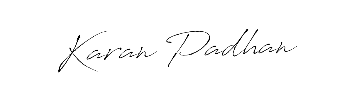 Create a beautiful signature design for name Karan Padhan. With this signature (Antro_Vectra) fonts, you can make a handwritten signature for free. Karan Padhan signature style 6 images and pictures png