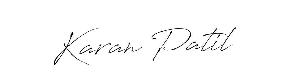 You should practise on your own different ways (Antro_Vectra) to write your name (Karan Patil) in signature. don't let someone else do it for you. Karan Patil signature style 6 images and pictures png