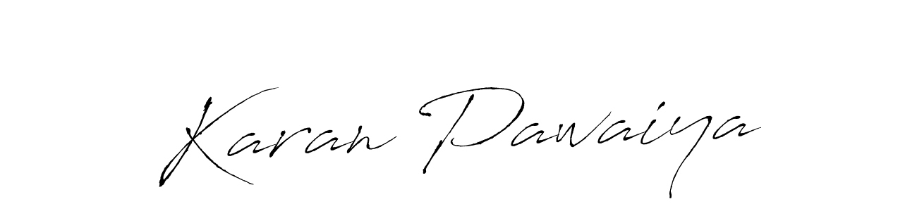 Use a signature maker to create a handwritten signature online. With this signature software, you can design (Antro_Vectra) your own signature for name Karan Pawaiya. Karan Pawaiya signature style 6 images and pictures png
