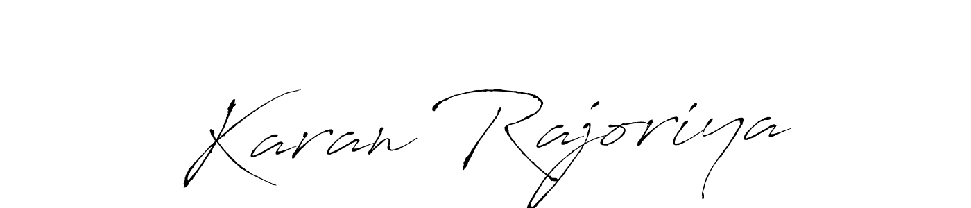 Antro_Vectra is a professional signature style that is perfect for those who want to add a touch of class to their signature. It is also a great choice for those who want to make their signature more unique. Get Karan Rajoriya name to fancy signature for free. Karan Rajoriya signature style 6 images and pictures png
