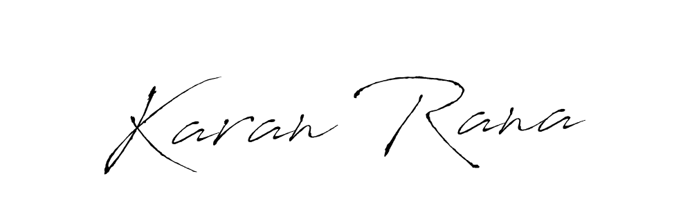 How to make Karan Rana signature? Antro_Vectra is a professional autograph style. Create handwritten signature for Karan Rana name. Karan Rana signature style 6 images and pictures png
