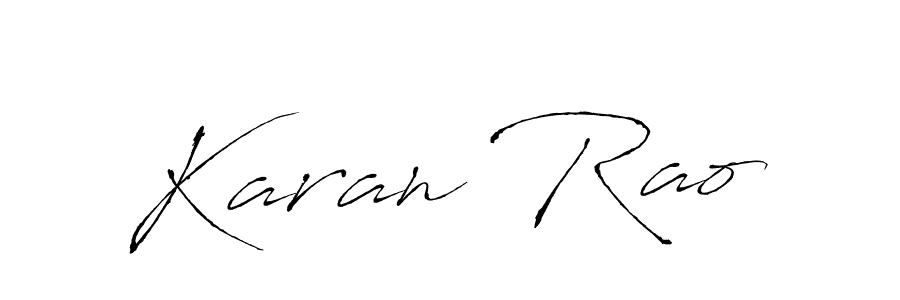 How to make Karan Rao signature? Antro_Vectra is a professional autograph style. Create handwritten signature for Karan Rao name. Karan Rao signature style 6 images and pictures png