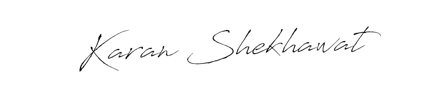 Use a signature maker to create a handwritten signature online. With this signature software, you can design (Antro_Vectra) your own signature for name Karan Shekhawat. Karan Shekhawat signature style 6 images and pictures png