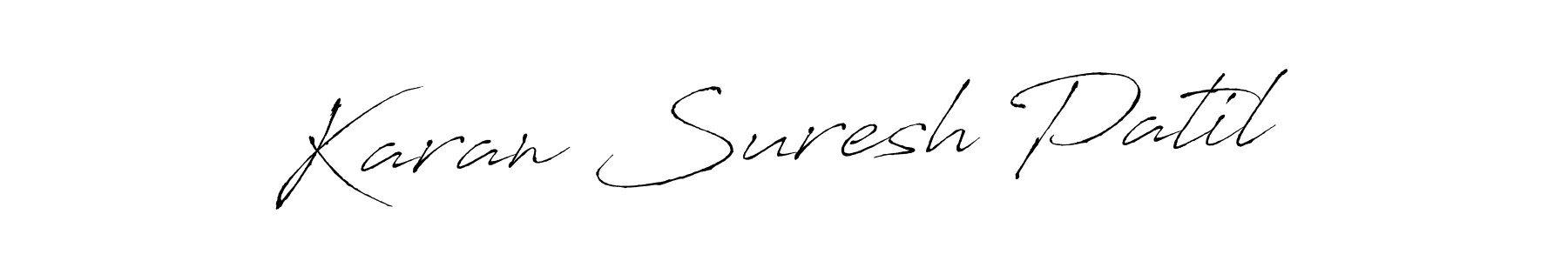 Create a beautiful signature design for name Karan Suresh Patil. With this signature (Antro_Vectra) fonts, you can make a handwritten signature for free. Karan Suresh Patil signature style 6 images and pictures png