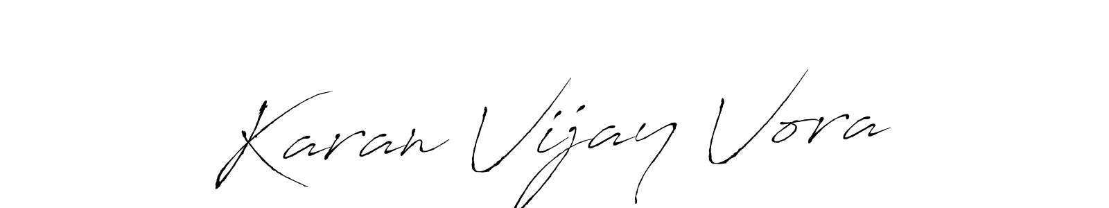 It looks lik you need a new signature style for name Karan Vijay Vora. Design unique handwritten (Antro_Vectra) signature with our free signature maker in just a few clicks. Karan Vijay Vora signature style 6 images and pictures png