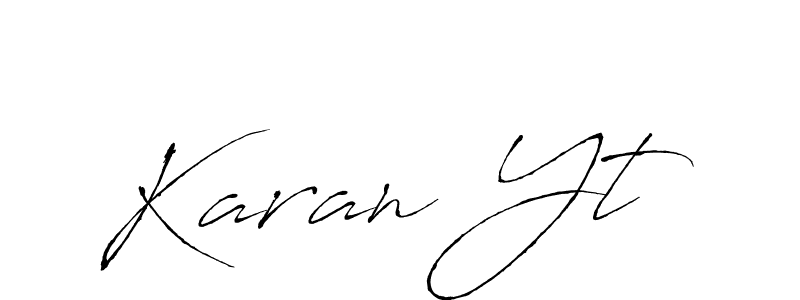 How to Draw Karan Yt signature style? Antro_Vectra is a latest design signature styles for name Karan Yt. Karan Yt signature style 6 images and pictures png