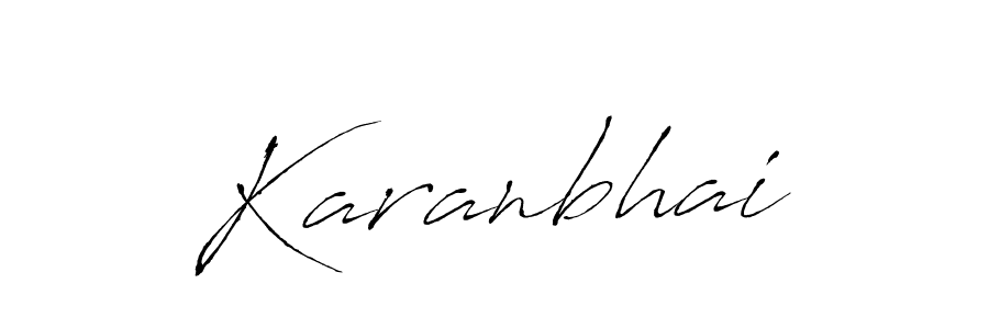 Karanbhai stylish signature style. Best Handwritten Sign (Antro_Vectra) for my name. Handwritten Signature Collection Ideas for my name Karanbhai. Karanbhai signature style 6 images and pictures png