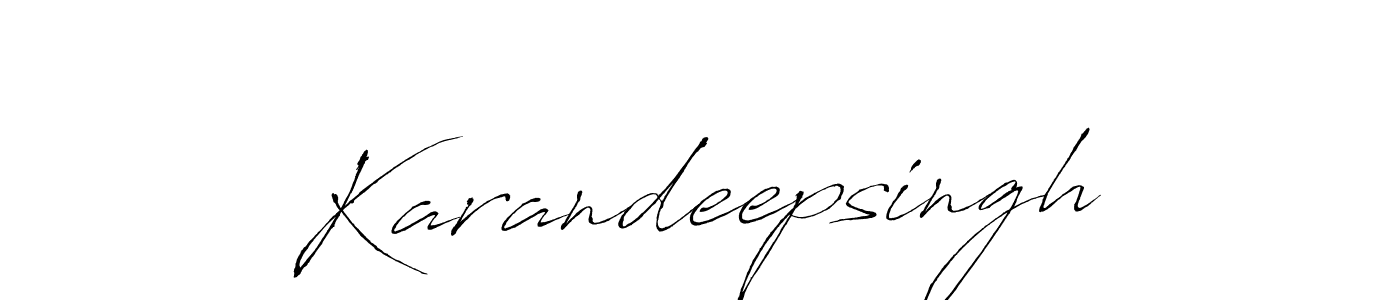 The best way (Antro_Vectra) to make a short signature is to pick only two or three words in your name. The name Karandeepsingh include a total of six letters. For converting this name. Karandeepsingh signature style 6 images and pictures png