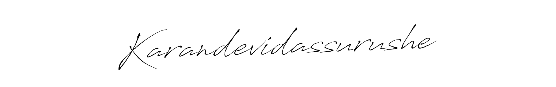 How to make Karandevidassurushe signature? Antro_Vectra is a professional autograph style. Create handwritten signature for Karandevidassurushe name. Karandevidassurushe signature style 6 images and pictures png