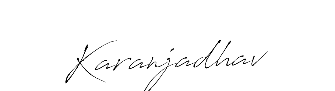 Also You can easily find your signature by using the search form. We will create Karanjadhav name handwritten signature images for you free of cost using Antro_Vectra sign style. Karanjadhav signature style 6 images and pictures png