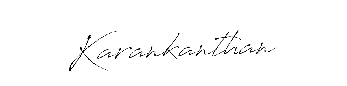 Karankanthan stylish signature style. Best Handwritten Sign (Antro_Vectra) for my name. Handwritten Signature Collection Ideas for my name Karankanthan. Karankanthan signature style 6 images and pictures png