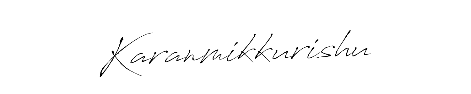 Also You can easily find your signature by using the search form. We will create Karanmikkurishu name handwritten signature images for you free of cost using Antro_Vectra sign style. Karanmikkurishu signature style 6 images and pictures png