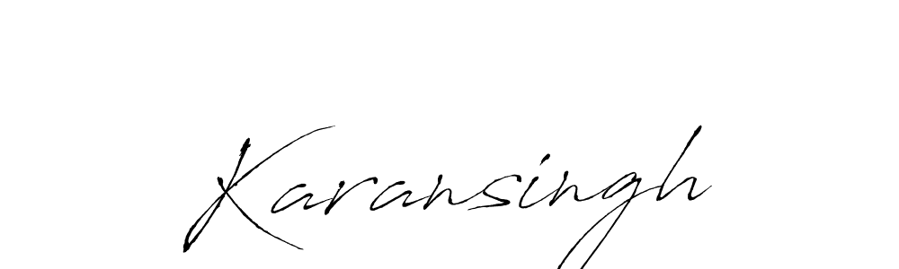 Karansingh stylish signature style. Best Handwritten Sign (Antro_Vectra) for my name. Handwritten Signature Collection Ideas for my name Karansingh. Karansingh signature style 6 images and pictures png
