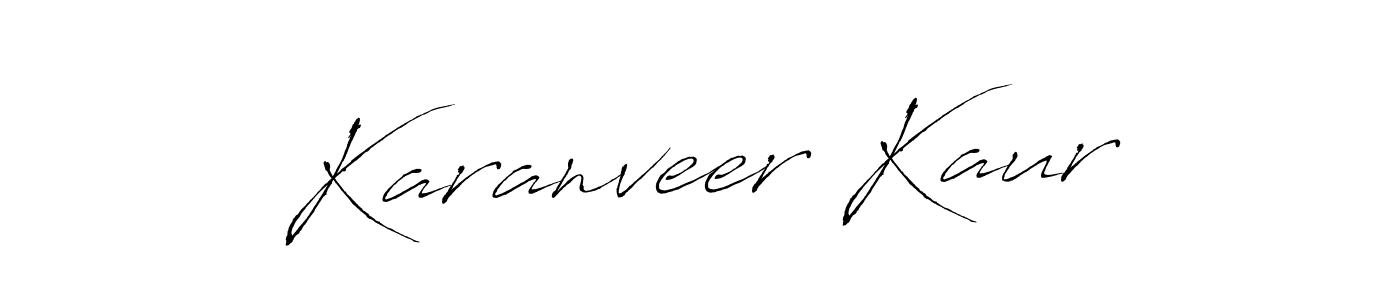 Antro_Vectra is a professional signature style that is perfect for those who want to add a touch of class to their signature. It is also a great choice for those who want to make their signature more unique. Get Karanveer Kaur name to fancy signature for free. Karanveer Kaur signature style 6 images and pictures png