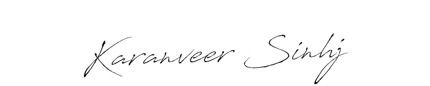 This is the best signature style for the Karanveer Sinhj name. Also you like these signature font (Antro_Vectra). Mix name signature. Karanveer Sinhj signature style 6 images and pictures png