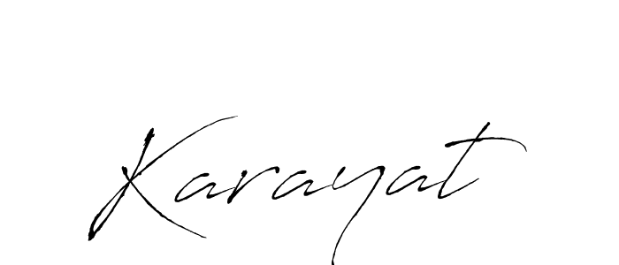 How to make Karayat name signature. Use Antro_Vectra style for creating short signs online. This is the latest handwritten sign. Karayat signature style 6 images and pictures png