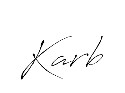 Best and Professional Signature Style for Karb. Antro_Vectra Best Signature Style Collection. Karb signature style 6 images and pictures png