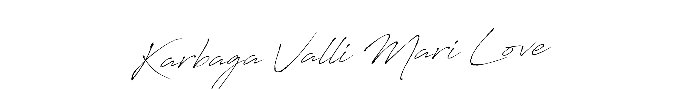 Antro_Vectra is a professional signature style that is perfect for those who want to add a touch of class to their signature. It is also a great choice for those who want to make their signature more unique. Get Karbaga Valli Mari Love name to fancy signature for free. Karbaga Valli Mari Love signature style 6 images and pictures png