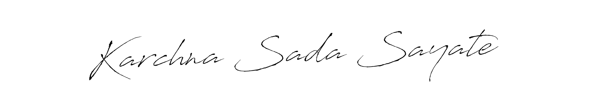 if you are searching for the best signature style for your name Karchna Sada Sayate. so please give up your signature search. here we have designed multiple signature styles  using Antro_Vectra. Karchna Sada Sayate signature style 6 images and pictures png