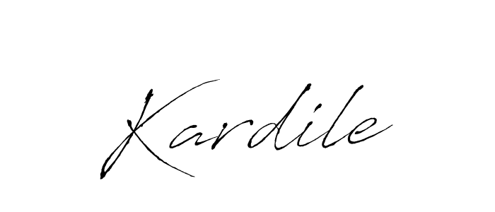 Use a signature maker to create a handwritten signature online. With this signature software, you can design (Antro_Vectra) your own signature for name Kardile. Kardile signature style 6 images and pictures png