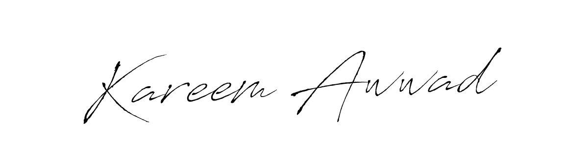 You can use this online signature creator to create a handwritten signature for the name Kareem Awwad. This is the best online autograph maker. Kareem Awwad signature style 6 images and pictures png