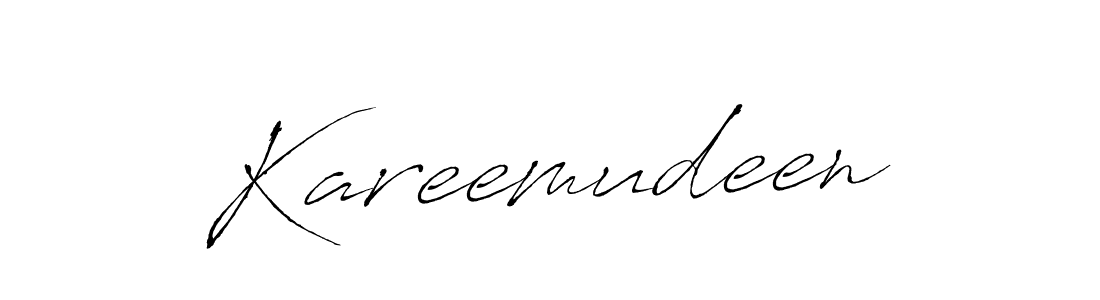 How to make Kareemudeen name signature. Use Antro_Vectra style for creating short signs online. This is the latest handwritten sign. Kareemudeen signature style 6 images and pictures png