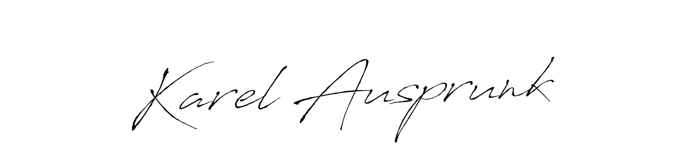 Also we have Karel Ausprunk name is the best signature style. Create professional handwritten signature collection using Antro_Vectra autograph style. Karel Ausprunk signature style 6 images and pictures png